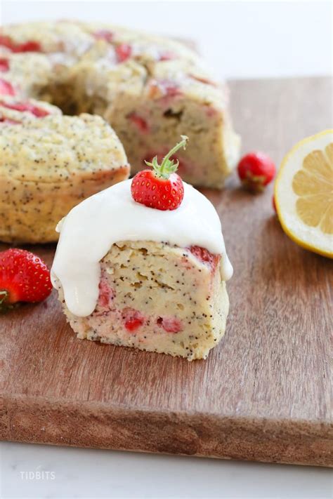 pressure cooker strawberry lemon poppyseed breakfast cake