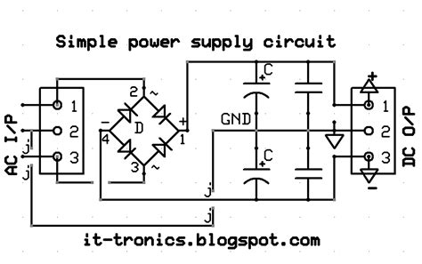 electronics power supply circuit