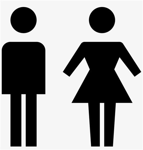 Man Woman Toilet Bathroom Sex Gender Comments Man Woman Icon Png
