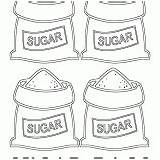 Sugar Coloring Pages Sugar3 Food sketch template