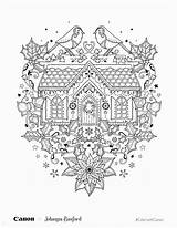 Johanna Basford Coloring Pages Colouring Swart Hannes Divyajanani sketch template