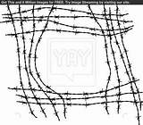 Wire Coloring Barbed Designlooter Wine 91kb 263px Getdrawings Fence Drawing Catbird sketch template
