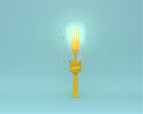 Light Glow Bulb Floating Between Pink Bulb On Pencil Seesaw On Blue