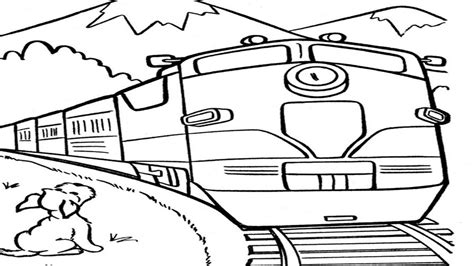 gambar kereta api kartun  diwarnai aneka gambar gambar