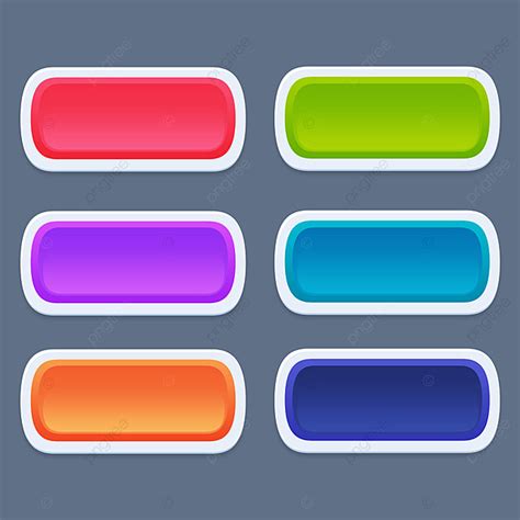 game button clipart transparent png hd games ui buttons cartoonic    game button