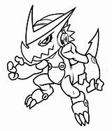 Shoutmon Digimon Dragoart sketch template
