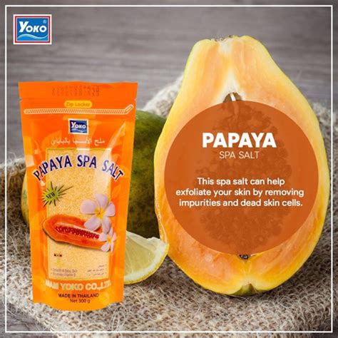 yoko papaya spa salt  shopee philippines