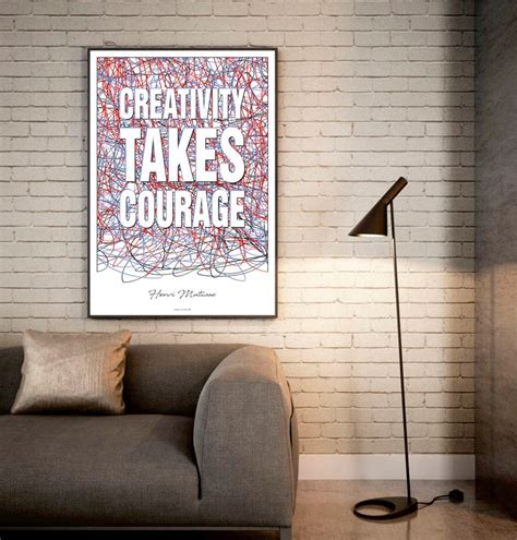 creativity takes courage henri matisse henri matisse quote etsy