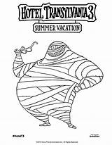 Transylvania Hotel Coloring Pages Printable Print Mummy Sheet Size sketch template