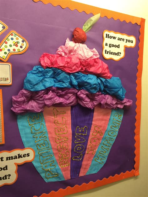 friendship cake display bulletin board school displays friendship bulletin board friendship