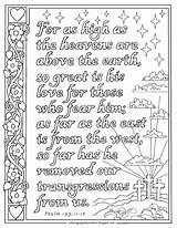 Psalm Heavens Adron Verse sketch template