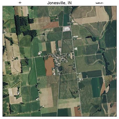 aerial photography map  jonesville  indiana