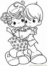 Precious Moments Coloring Pages Printable Color Girl sketch template