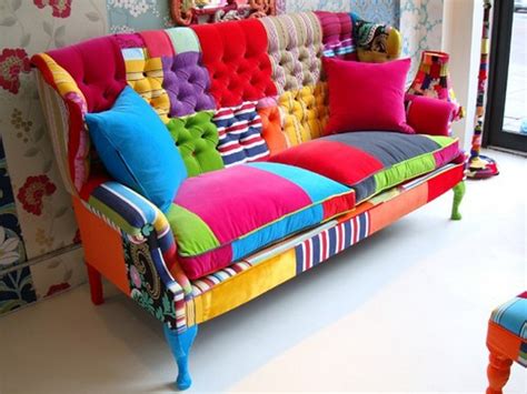 dwelling  design   colorful sofa