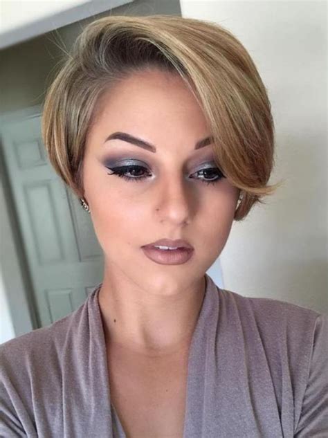 Pixie Bob With Long Side Bangs Long Pixie Hairstyles