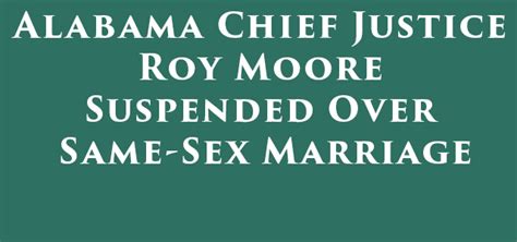 Mikey’s Statement On Alabama Chief Justice Roy Moore’s Suspension Over