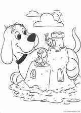 Coloring Dog Pages Red Big Coloring4free Clifford Printable Related Posts sketch template