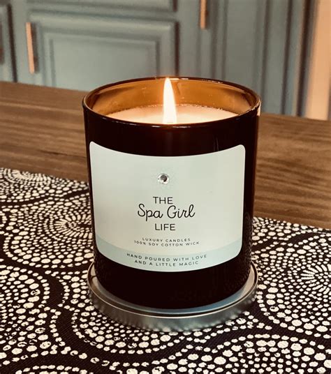 spa girl life day   spa luxury candle  products