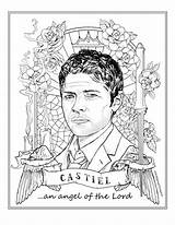 Supernatural Castiel Patreon sketch template