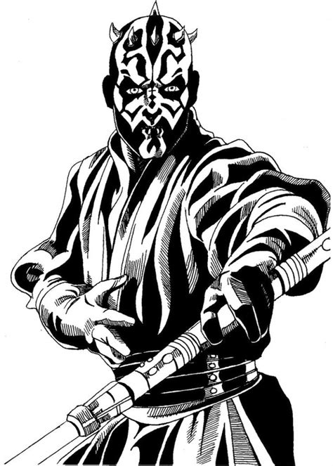 darth maul coloring pages  coloring pages  kids