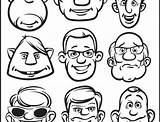 Funny Pages Coloring Face Printable Getcolorings Getdrawings sketch template