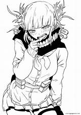 Toga Himiko sketch template