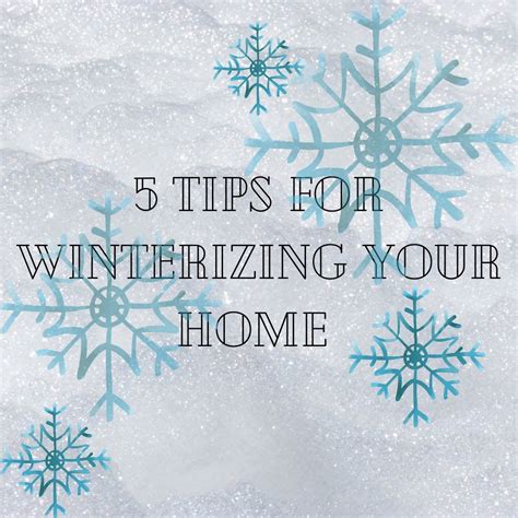 tips  winterizing  home