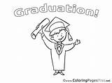 Graduation Coloring Kids Pages Sheet Title Coloringpagesfree sketch template