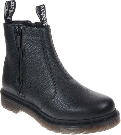 dr martens   zips black aunt sally  ankle boots humphries shoes