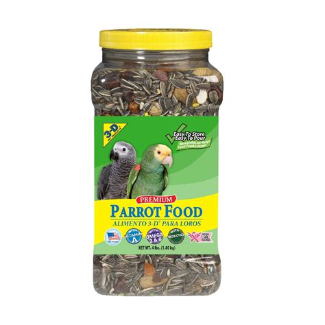 pet products premium parrot bird food seeds  lb jar walmartcom