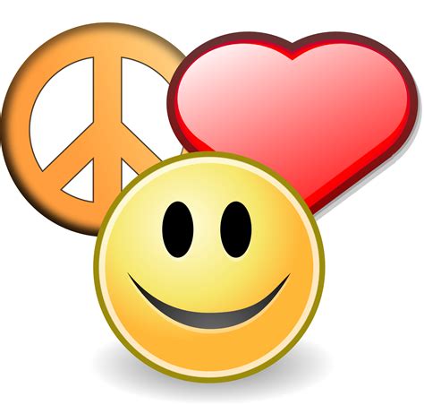 love  peace clipart