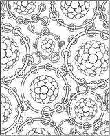 Coloring Molecule Pages Organic Book Designs Dover Publications Pattern Books Kleurplaten Colouring Designlooter Welcome Color Printable Zentangle 26kb Getcolorings Adults sketch template