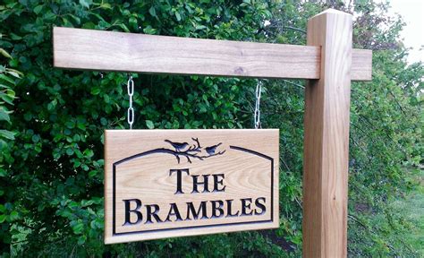 gallows bracket  large signs sign  included bramble signs