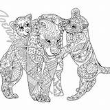 Coloring Pages Adults Animals Adult Animal Printable Sheets Book Amazing Colouring Awesome Etsy sketch template