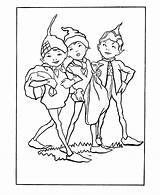 Coloring Pages Brownie Brownies Scout Sheets Girl Pixies Mythical Elves Fairies Medieval Fantasy Elf Pixie Beings Activity Popular Template Coloringhome sketch template