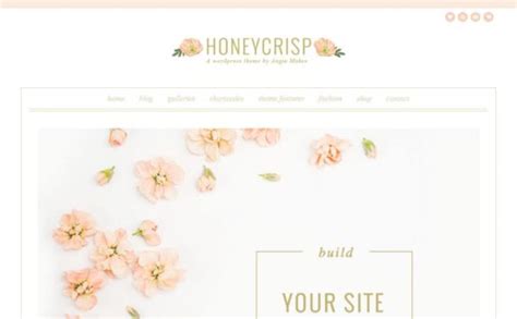 honeycrisp pretty girly blog wordpress theme wpexplorer