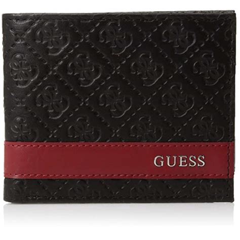wholesale guess mens leather slim wallet bifold  details  mens