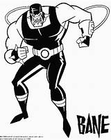 Bane Coloring Pages Dc Comics Characters sketch template