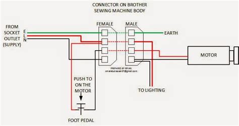 wiring diagram  foot switch
