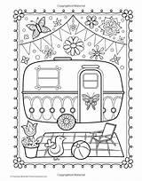 Coloring Happy Pages Campers Camping Book Printable Choose Board Fun Sheets sketch template
