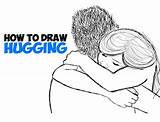 Hugging Drawing Draw People Two Step Hugs Tutorial Drawings Tutorials Hug Easy Girl Drawinghowtodraw Cartoon Together Very Passionate There So sketch template