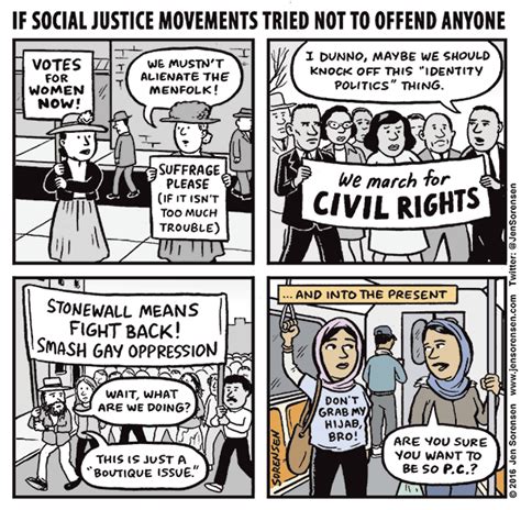 alternet comics jen sorensen on social movements that try not to offend alternet