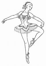 Coloring Pages Nutcracker Ballet Clara Printable Getdrawings sketch template