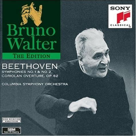 beethoven symphonies nos 1 and 2 coriolan overture bruno walter