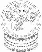 Frosty Santa Clause Haz Ampliar sketch template