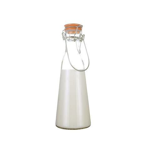1litre 1000ml 500ml Milk Beverage Swing Gasket Top Clip Cap Glass Water