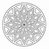 Kaleidoscope Coloring Mandala Pages Books Printable Q4 Coloringpages sketch template