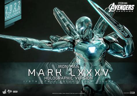 hot toys exclusive iron man mark  holographic version coming