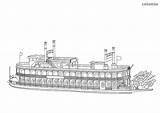 Steamer Titanic Ships Speedboat sketch template
