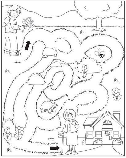 printable maze worksheet  kids  crafts  worksheets